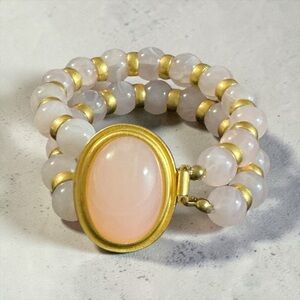 Rose Quartz Double Strand Bracelet